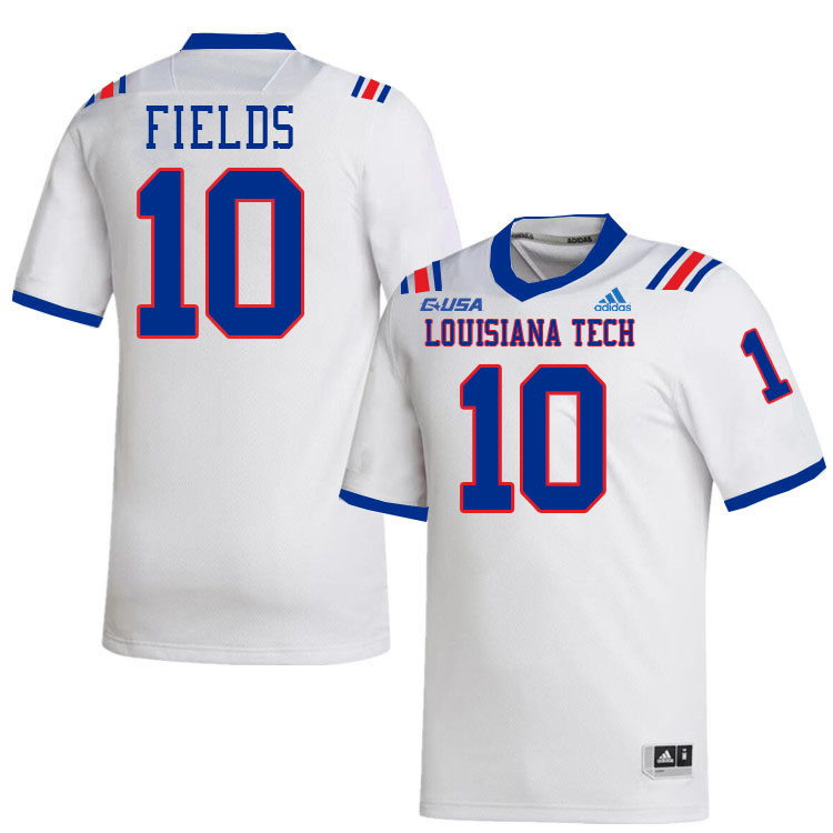 Kolbe Fields Louisiana Tech Jersey,LA Tech Bulldogs Football Jerseys,Uniforms,Gears-White